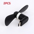 Type C Port Mini Electric Phone Fan Portable Micro USB Cooling Fan Mute Mini Cooler For Mobile Android Cell Phone USB Type C Fan