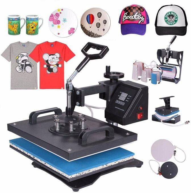 Generic Professional 8 In 1 Sublimation Heat Press Machine