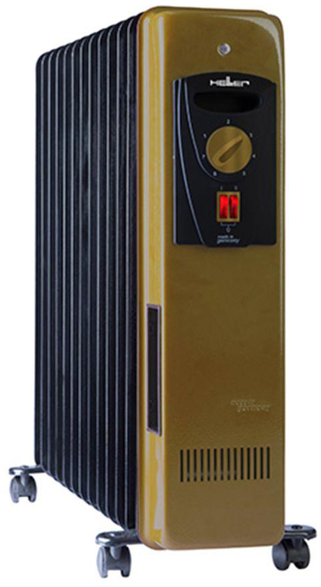 15-Elements Oil-Filled Radiator 2500W MAS 2515 BR Brown