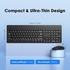 مجموعة لوحة مفاتيح/ماوس لاسلكية من اورايمو باللون الأسود