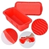 Bread Baking Mould and Loaf Tin, Set of 3 Non-Stick Silicone Baking Moulds Set Including Cake Mould Bread/Toast Mould Silicone Spatula for Homemade Cakes, Breads, Meatloaf and Quiche