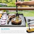Dreamfarm BBQ Brizzle | Sauce Scooping Silicone Basting Brush That Scoops Every Last Drop of Grilling Gifts for Men Black