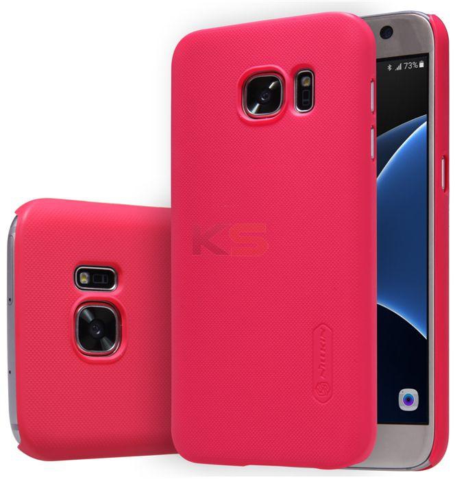 NILLKIN Super Frosted Shield PC Protective Case for Samsung Galaxy S7 Red
