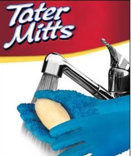 Tater Mitts Quick Potato Peeler (Blue)