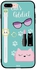 Protective Case Cover For Apple iPhone 7 Plus Cats Addict Girl