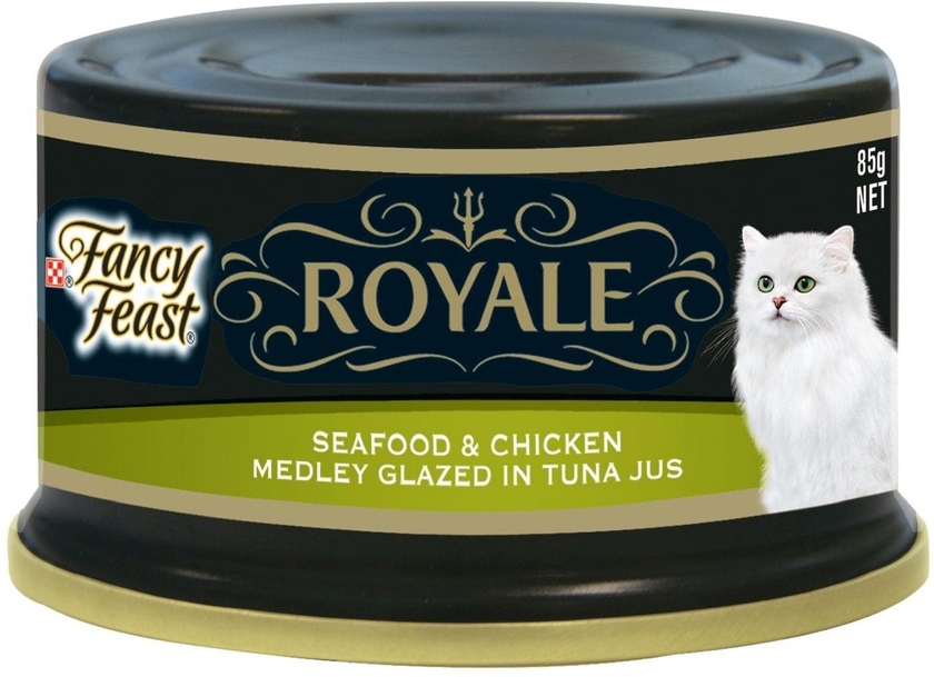 Purina Fancy Feast Royale Seafood And Chicken Cat Food 85g