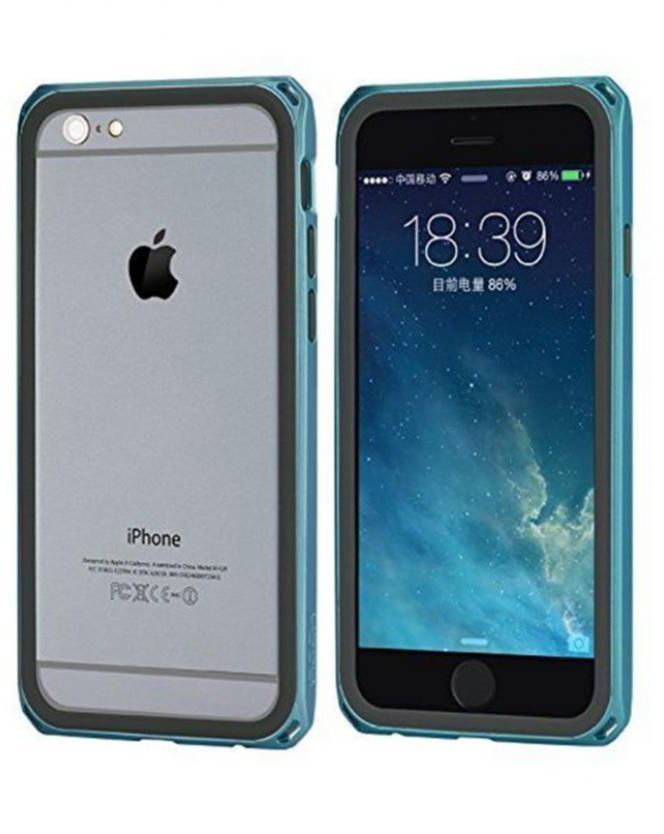 Rock Duo Star Bumper Cover For iPhone 6 4.7 - Blue