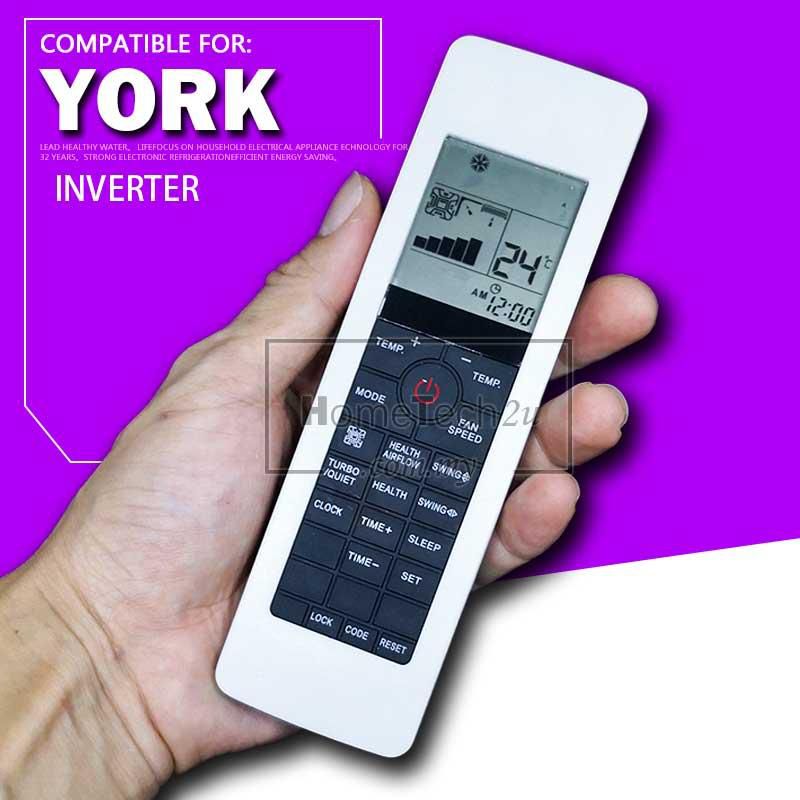 OEM York Aircond Remote Control For Inverter (White)