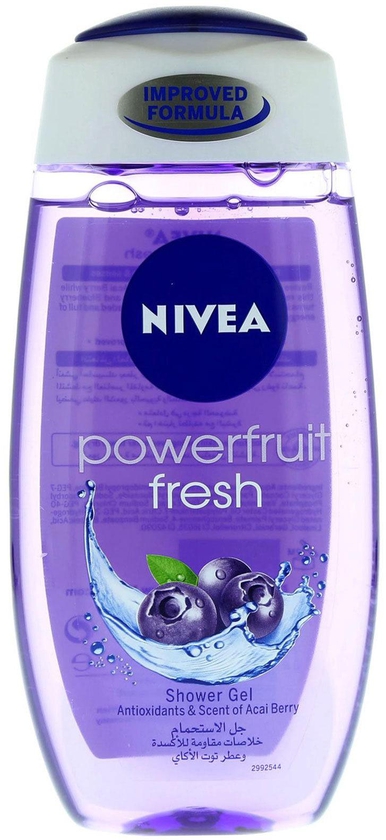 Nivea Powerfruit Fresh Shower Gel 250 ml