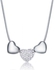 Mestige Women's Rhodium Plated Sestina Love Necklace - NMS839