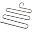 Fashion 5 Layers S Shape Stainless Steel Clothes Hangers