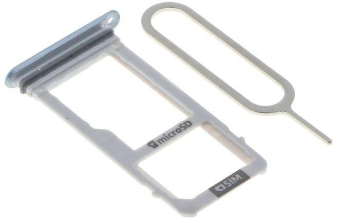 Phones Sim Card Holder Slot Tray Replacement For Samsung A3 2017 Blue