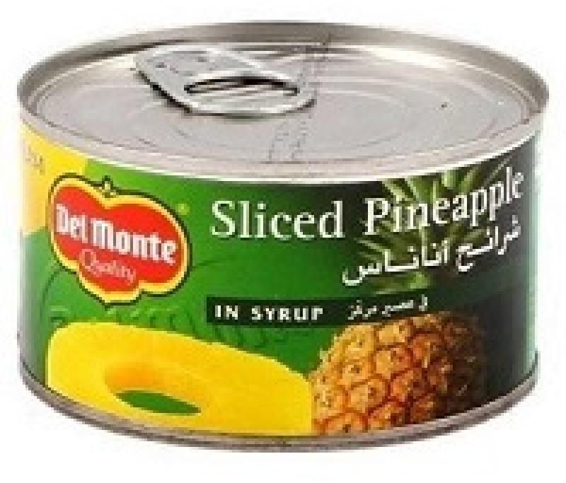 DEL MONTE SLICED PINEAPPLE IN SYRUP 200G