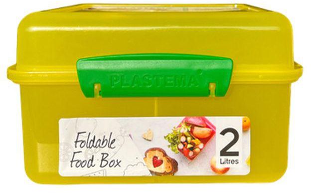 Plastema Foldable Food Box yellow