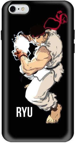 Stylizedd Apple iPhone 6/6s Premium Dual Layer Tough case cover Matte Finish - Street Fighter - Ryu (Black)