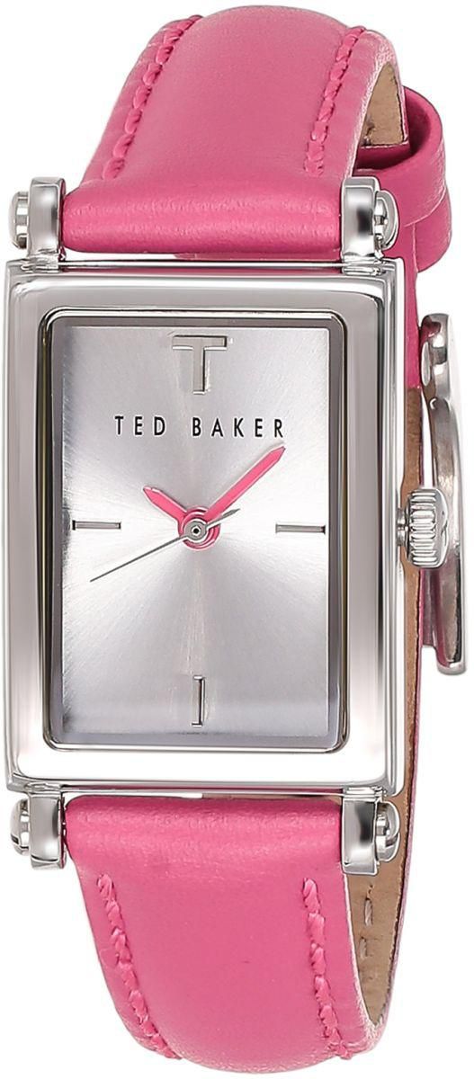 Ted Baker Women's Silver Dial Leather Band Watch - 10015141