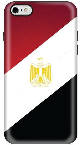 Stylizedd Apple iPhone 6Plus Premium Dual Layer Tough Case Cover Gloss Finish - Flag of Egypt