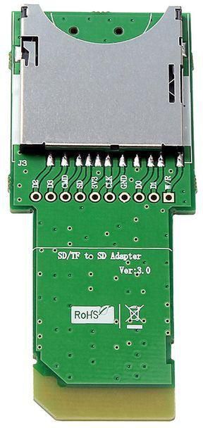 Mini SDHC SD TF Card To SD Card Module Board Reader Converter