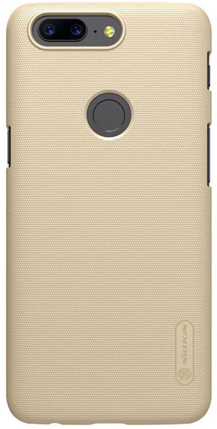 Polycarbonate Frosted Shield Case Cover For OnePlus 5T Gold