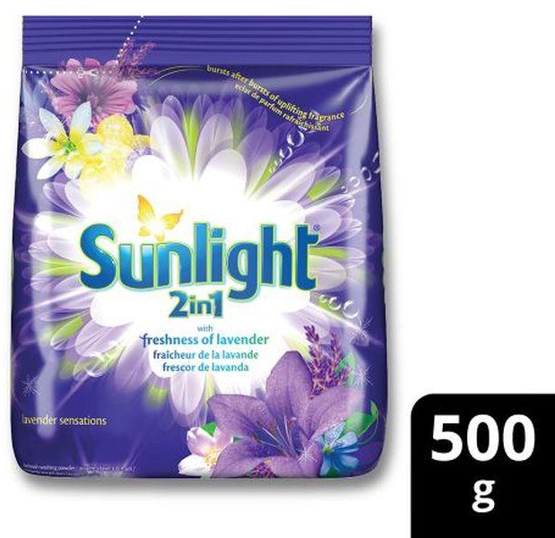 Sunlight Lavender 2-in-1 Hand Washing Powder 500g