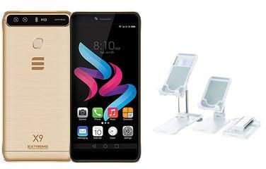 Extreme X9 Dual SIM Gold 2GB RAM 16GB 4G LTE With Mobile Holder