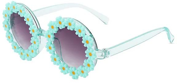 Kids Sunglasses Children Round Flower Sunglasses Girls Boys Baby Sport Shades Glasses UV400 Outdoor Sun Protection Eyewear