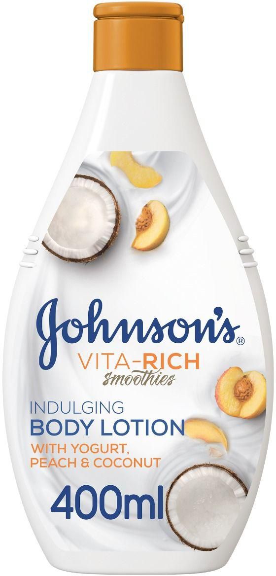 Johnson’S, Body Lotion, Vita-Rich, Smoothies, Indulging, Yogurt, Peach & Coconut - 400 Ml