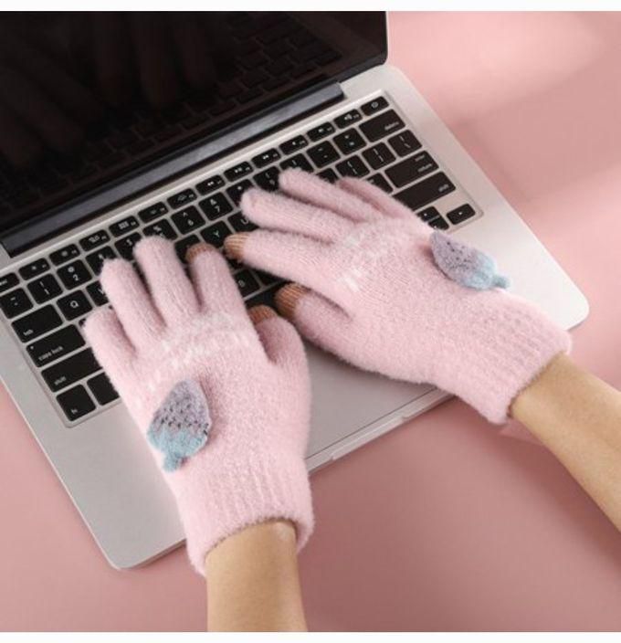 Touch Screen Mobile Wool Winter Gloves