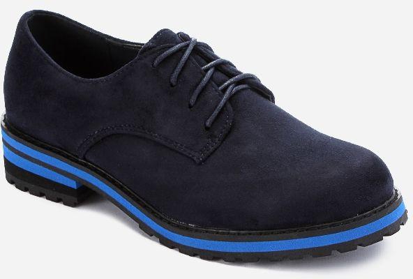 Shoe Room Suede Shoes - Navy Blue