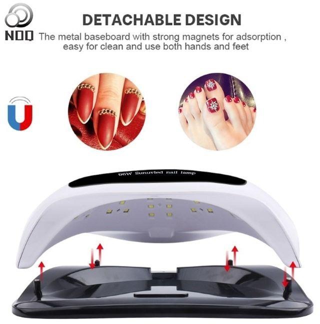 sun H5 Plus LED Lamp For Nails Dryer 36 Leds UV Nail Lamp Two Hands High Power Manicure Machine Nail Tools
