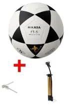 Mikasa FIFA Official Match Ball For Football Size 5. plus a hand pump