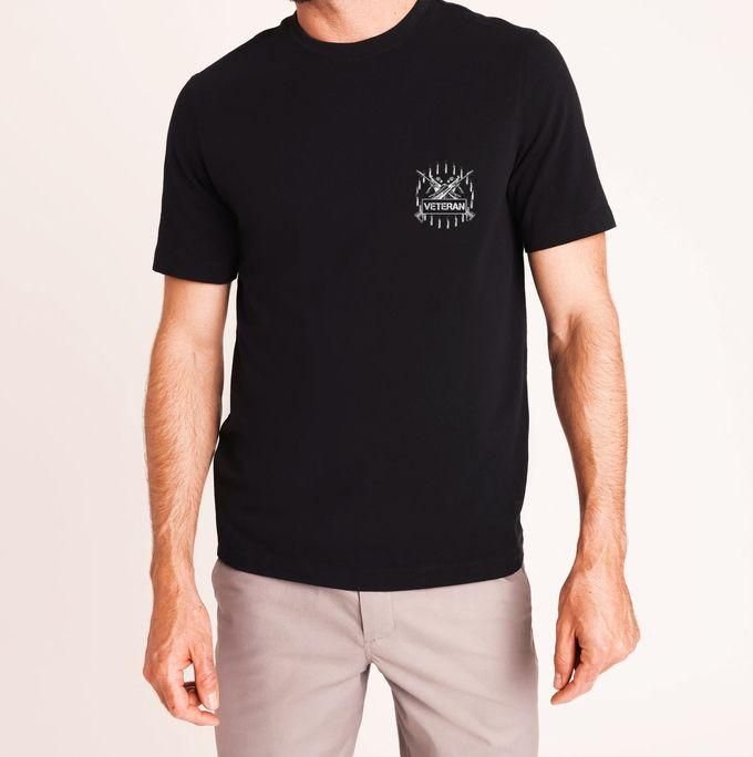 VENNER Black T-shirt Cotton For Men
