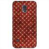 Stylizedd Samsung Galaxy S5 Premium Slim Snap case cover Gloss Finish - Connect the dots - Red