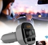 Bluetooth Car Kit Wireless FM Transmitter Dual USB Charger Audio MP3 Player MIC