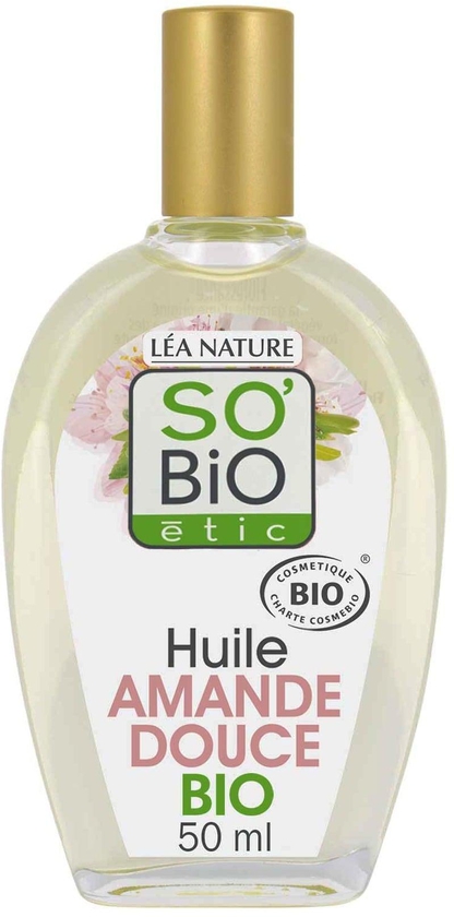 So Bio Etic Organic Almond Oil Clear 50ml