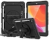 Rugged Shockproof Drop Protection Cover With Kickstand/Shoulder Strap For Apple Ipad 10.2 Black
