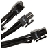 Corsair Premium 600W PCIe 5.0 / Gen 5 12VHPWR PSU Cable - Fits Type-4 PSUs via Dual 8-pin PCIe - 12+4pin Connector - Mesh Paracord Sleeving - Black