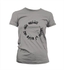 Geeqshop Sheteema T-Shirt For Women- Grey Small