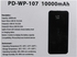 F1 PD-WP-107 Power Bank 10000 mAh - Black