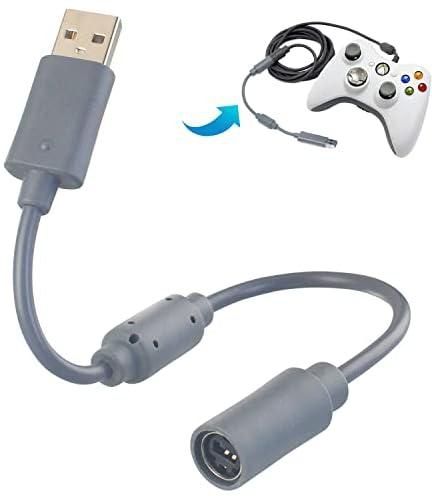 OSTENT USB Breakaway Extension Cable Adapter for Microsoft Xbox 360 Wired Controller