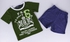 Koolkidzstore Boys Suit Green Top with Blue Pants Set 1-6Y