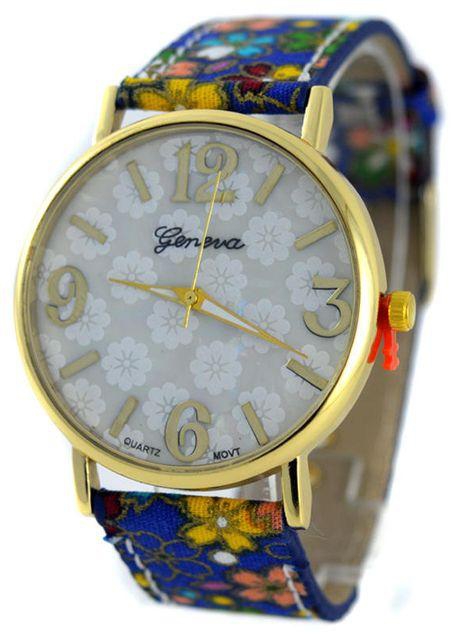 Geneva Leather Watch - Multicolor