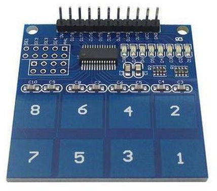 8 Channel Digital Capacitive Switch Touch Sensor Module For Arduino (TTP226)