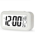 Clock Alarm Creative temperature LED electronic alarm clock light sensing luminous digital clock white