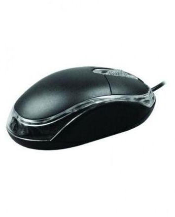 Generic Ps /2 LED Optical Wired Mouse - Black