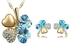 Rhionstone Austrian CRYSTAL Pendant Necklace Earrings Set Fashion Jewelry set(MM00014)