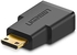 UGREEN Mini HDMI Male (Type C) To HDMI Female Adapter, Gold Plated Compatible With Smartphones, Camcorder, Tablets and Cameras - Black