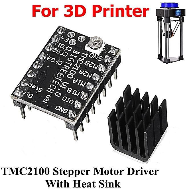 MKS TMC2100 Stepper Motor Driver Board Ultra-quiet Drive with Heat Sink for 
