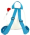 حقيبة ظهر بتصميم كرتوني مقاس 5.9 بوصات للأطفال أبيض/أحمر/أزرق