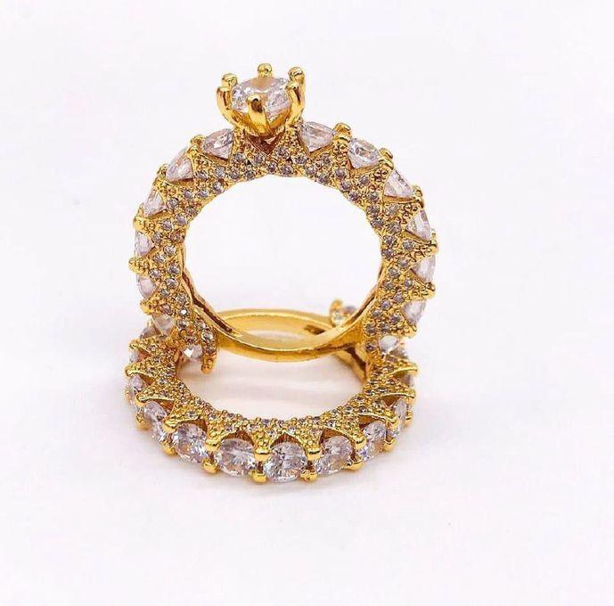 Twins Ring For Women Gold Plated